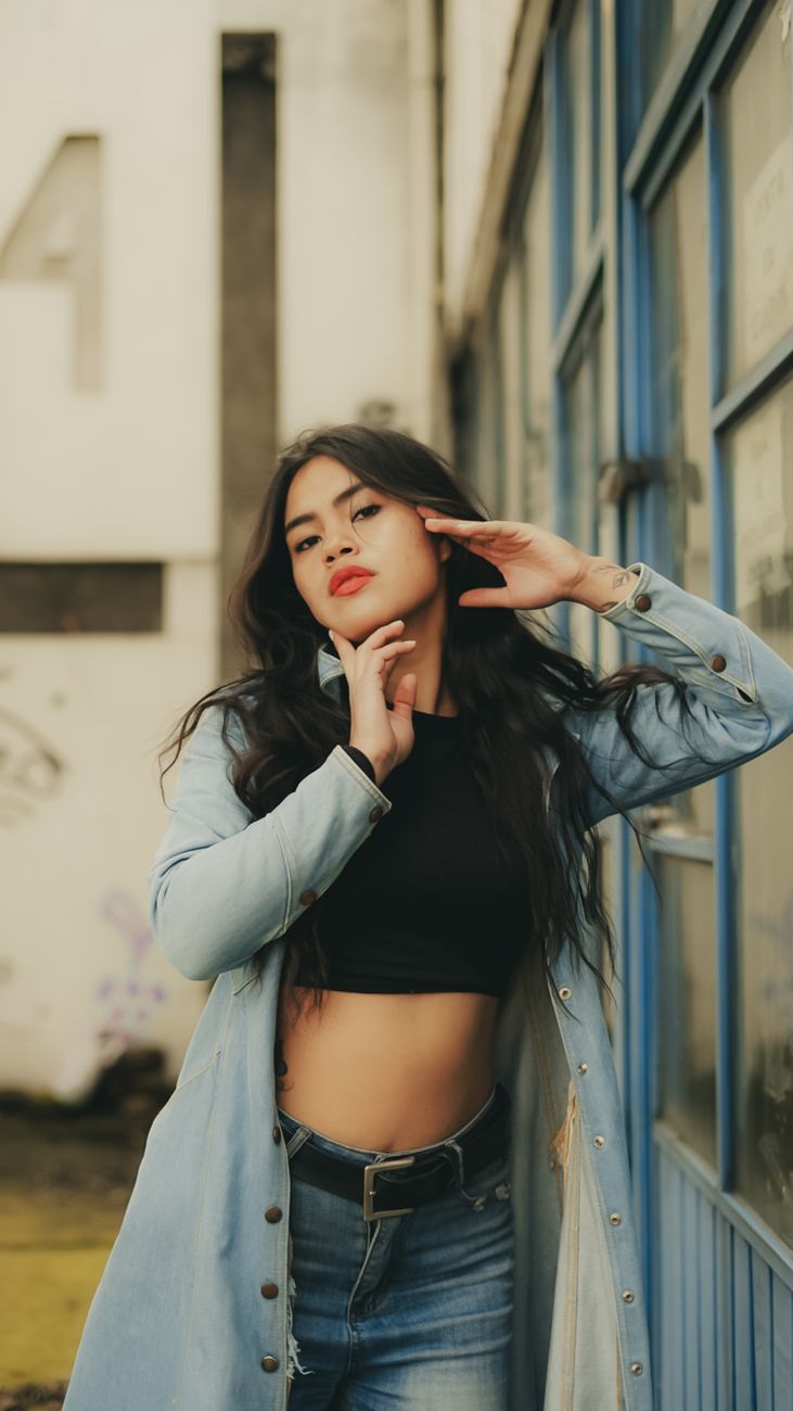 Giovane donna seducente